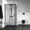 Душевой уголок Ideal Standard Connect 2 120x80, профиль черный шелк