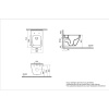 Унитаз подвесной VitrA Integra Square 7082B003-0075 безободковый