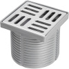 Душевой трап CK DRAIN 4001-0150-10, 10x10, из нержавеющей стали, горизонтальный, квадратный