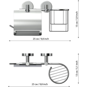 Купить Держатель туалетной бумаги Fora Long L045-2 в Москве с доставкой Держатель туалетной бумаги Fora Long L045-2