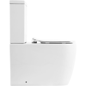 Унитаз-компакт BelBagno Marino BB105CPR безободковый, крышка BB2034SC с микролифтом, бачок BB105T