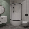 Душевая кабина STWORKI Стокгольм HWSC-302LА-12080BT 120x80, левая