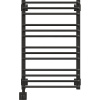 Полотенцесушитель электрический EWRIKA Кассандра Pd 80x50 L, черный матовый
