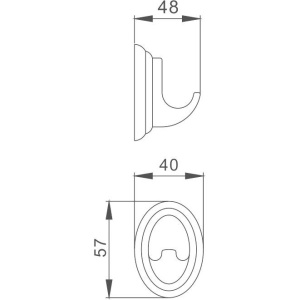 Купить Крючок Haiba HB15 05-1 в Москве с доставкой Крючок Haiba HB15 05-1