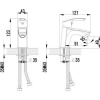 Смеситель для раковины Lemark plus Strike LM1106C