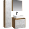 Мебель для ванной Aqwella 5 stars Mobi 60 дуб балтийский, бетон светлый