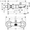 Смеситель для ванны с душем Hansgrohe Logis 71243000