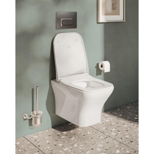 Унитаз подвесной VitrA Zentrum Square 7484B003-0075 безободковый, с микролифтом