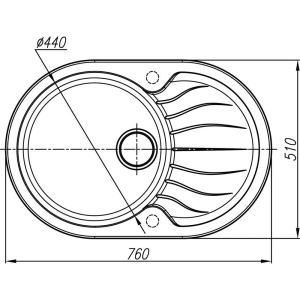 Купить Мойка кухонная Dr. Gans Berta 760 латте в Москве с доставкой Мойка кухонная Dr. Gans Berta 760 латте