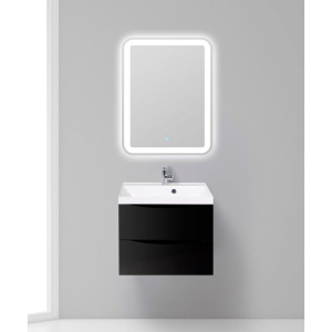 Купить Тумба с раковиной BelBagno Marino 60 nero lucido в Москве с доставкой Тумба с раковиной BelBagno Marino 60 nero lucido