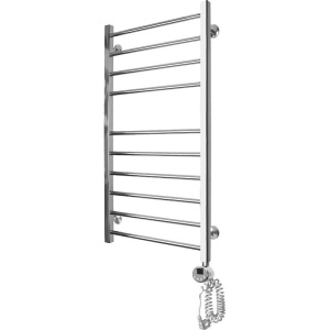 Полотенцесушитель электрический Domoterm Куба П10 50x100 ER, хром, R