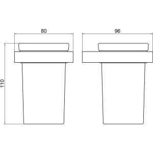 Стакан Timo Petruma 15233/03 черный