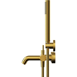 Смеситель для ванны с душем WHITECROSS Y Y1231GLB брашированное золото