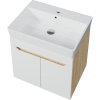 Тумба с раковиной DIWO Архангельск 60, дуб сонома, подвесная