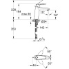 Смеситель для раковины Grohe Eurodisc Cosmopolitan 23449002