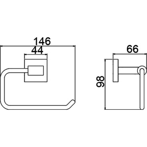 Держатель туалетной бумаги Timo Selene 12041/03