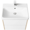 Тумба с раковиной Aquaton Сканди 70 1A2518K0SDB20 белая, дуб верона
