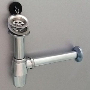 Сифон для раковины Viega 102845, с пробкой