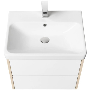 Тумба с раковиной Aquaton Сканди 70 1A2518K0SDB20 белая, дуб верона