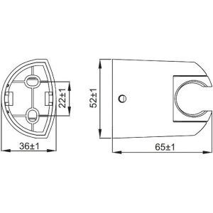 Купить Настенный держатель IDDIS 020CP00I53 в Москве с доставкой Настенный держатель IDDIS 020CP00I53