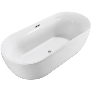 Купить Акриловая ванна Акватек Афина AQ-44778 170x80 см, отдельностоящая, овальная, с ножками, со сливом-переливом в Москве с доставкой Акриловая ванна Акватек Афина AQ-44778 170x80 см, отдельностоящая, овальная, с ножками, со сливом-переливом