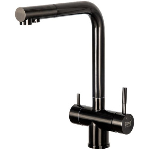 Комплект Мойка кухонная Zorg Light + Смеситель Inox SZR-7039 GRAFIT графит