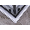 Душевой уголок Niagara Nova NG-6888-08 BLACK 80x80, профиль черный, стекло прозрачное