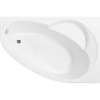 Акриловая ванна Vagnerplast Flora R 150x100 см, угловая, с каркасом, ультрабелая, асимметричная
