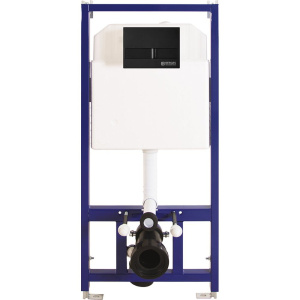 Купить Система инсталляции для унитазов Berges Novum L5 с черной кнопкой смыва Soft Touch в Москве с доставкой Система инсталляции для унитазов Berges Novum L5 с черной кнопкой смыва Soft Touch