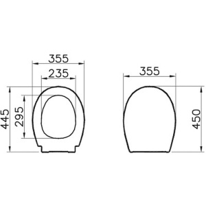 Крышка-сиденье VitrA Universal 84-003-019