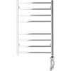 Полотенцесушитель электрический Domoterm Квадро П8 50x80 ER, хром, R