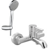 Смеситель для ванны с душем MEGA Didim MG-CM103 + Душевой гарнитур STWORKI Дублин HFDB91100 хром