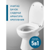 Унитаз-компакт напольный с бачком и сиденьем микролифт Santek Цезарь 1.WH30.1.746