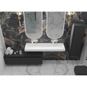 Тумба Armadi Art Flat Valessi Uno-S 140 антрацит матовый