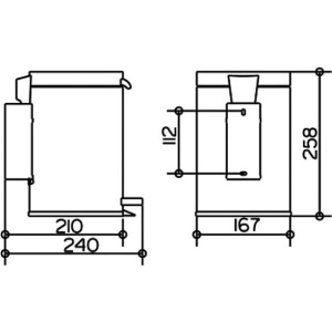 Мусорное ведро Keuco Plan 14977 хром