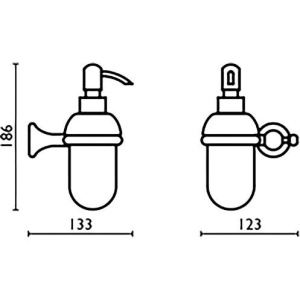 Купить Дозатор Bagno & Associati Regency RE12751 в Москве с доставкой Дозатор Bagno & Associati Regency RE12751