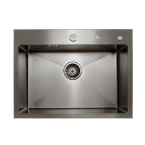 Комплект Мойка кухонная Kaiser KSM-6046 черная + Смеситель Merkur 26844-9 черный