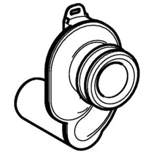 Купить Сифон для писсуара Geberit 152.950.11.1 горизонтальный выпуск, D50 в Москве с доставкой Сифон для писсуара Geberit 152.950.11.1 горизонтальный выпуск, D50