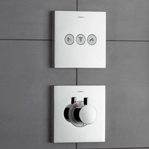 Термостатический смеситель Hansgrohe ShowerSelect Highfow 15760000 для душа