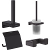 Набор Hansgrohe AddStoris аксессуаров для ванной, 4 предмета, матовый черный