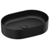 Раковина накладная Ravak Ceramic Slim O XJX0D155000 черная