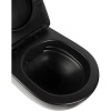 Унитаз подвесной BOND Oval F01-108 безободковый, с микролифтом, черный