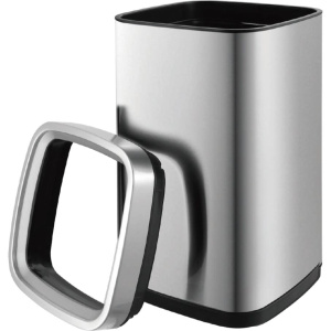 Купить Мусорное ведро Weltwasser WW Noland MT 12L матовая сталь в Москве с доставкой Мусорное ведро Weltwasser WW Noland MT 12L матовая сталь