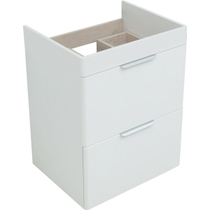 Тумба с раковиной Aquanet Ирис new 50 напольная, 2 ящика