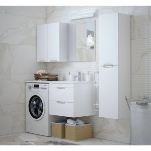 Тумба с раковиной Corozo Алиот 120, подвесная, под стиральную машину R