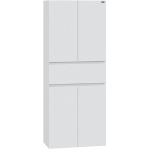 Шкаф-пенал СанТа Марс 60 подвесной, 4 дверцы, 1 ящик