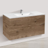 Купить Мебель для ванной Vincea Mia 100 дуб винтаж в Москве с доставкой Мебель для ванной Vincea Mia 100 дуб винтаж