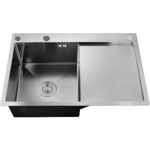 Мойка кухонная РМС MRK-7851BL-L c дозатором, графит