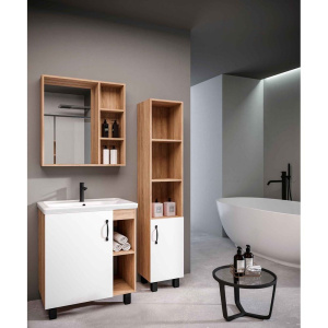 Зеркало Grossman Флай 70 дуб сонома, универсальное