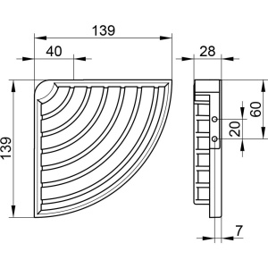 Купить Полка Keuco Universal 24943 01 в Москве с доставкой Полка Keuco Universal 24943 01